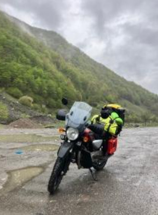 Спускаясь с перевала iz moskvy k persidskomu zalivu na motocikle pervyi etap 10 Из Москвы к Персидскому заливу на мотоцикле. Первый этап