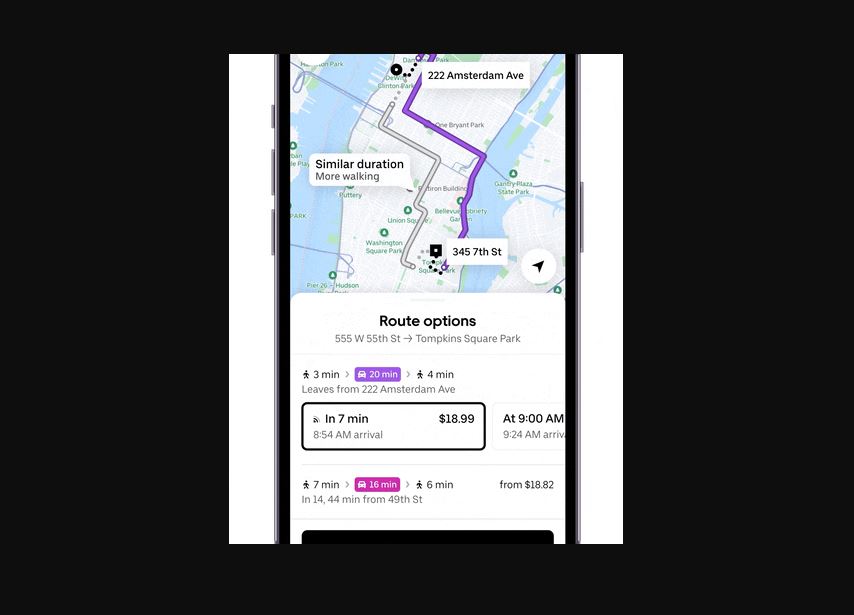 Uber запустила регулярные поездки с ценой до 50% ниже UberX - 1 Uber zapustila regulyarnye poezdki s cenoi do 50 nije UberX Uber запустила регулярные поездки с ценой до 50% ниже UberX