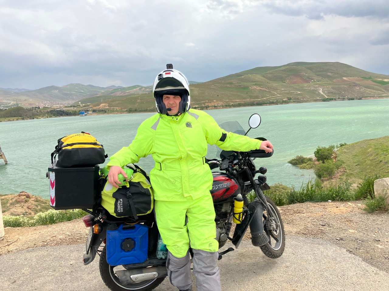 водохранилище Мехабад  iz moskvy k persidskomu zalivu na motocikle 3 chast 16 Из Москвы к Персидскому заливу на мотоцикле. 3 часть
