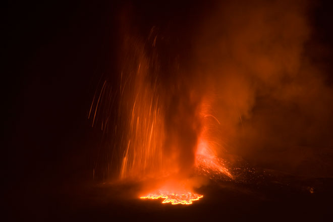 na sicilii proizoshlo izverjenie vulkana На Сицилии произошло извержение вулкана