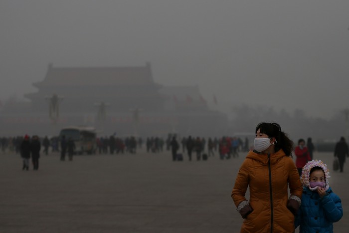 yadovityi smog vnov nakryl pekin Ядовитый смог вновь накрыл Пекин