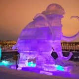 Зоопарк Хельсинки проводит фестиваль ледяных скульптур
