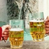 Фонтан с пивом заработал в Словении
