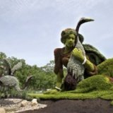В Ботаническом саду Монреаля проходит грандиозная выставка цветочных скульптур