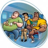 Пассажир судится с авиакомпанией из-за толстого соседа