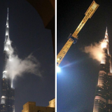 Пожар в самом высоком здании в мире оказался туманом