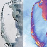 Спутники НАСА получили фото мегаайсберга