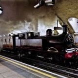 Паровой локомотив появился в лондонском метро