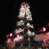 Видео рекордного новогоднего фейерверка в Дубае