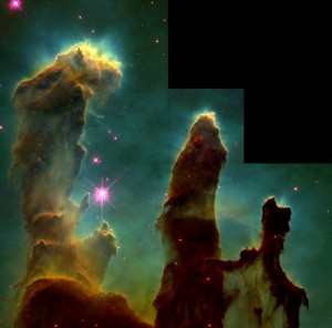 Eagle nebula pillars 300x296 Космос 