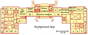 shenbrun pomesheniya 300x120 Дворец и парк Шенбрунн в Вене