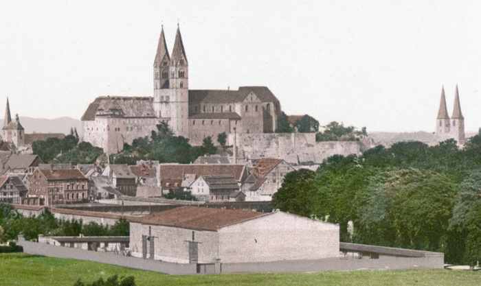 quedlinburg v 1900 godu Древний Кведлинбург